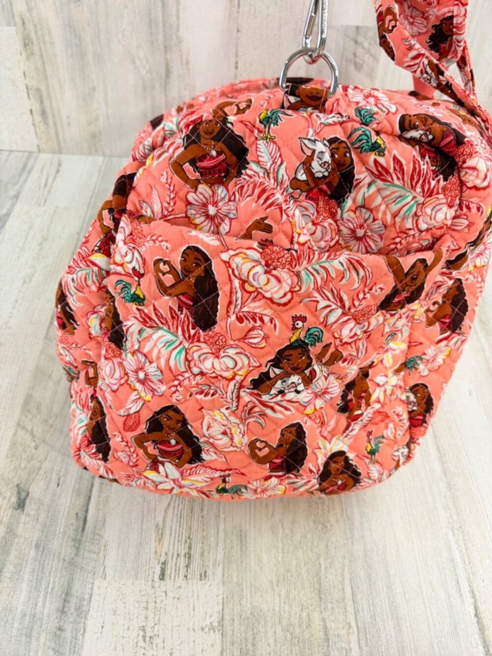 Vera Bradley Disney Moana Adventure Large Duffel Bag NWT - Picture 8 of 14